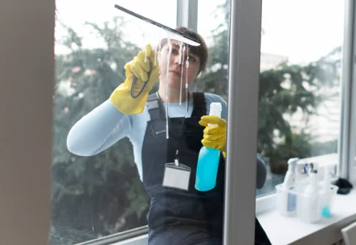 Nettoyage de vitres intérieures et extérieures à Vernoil-le-Fourrier